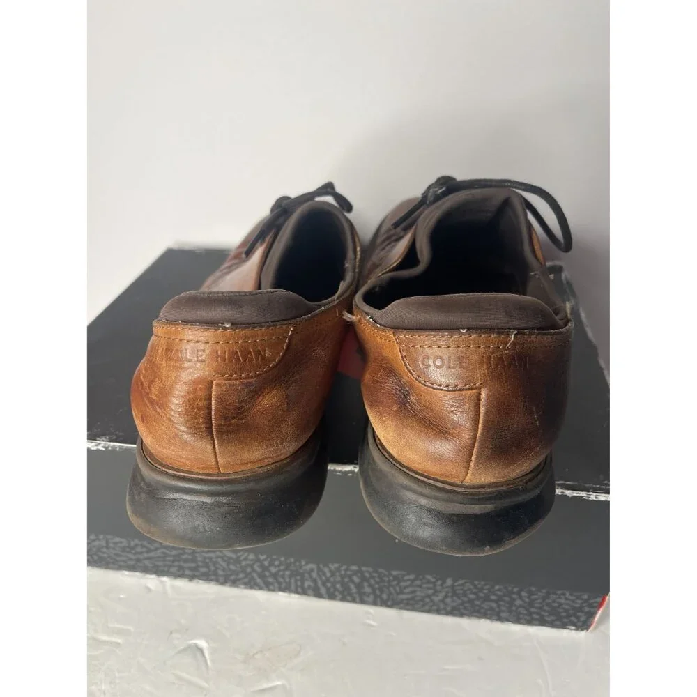Mens 11.5‎ Cole Haan 2.Zerogrand Laser Wingtip Oxford Leather Dress Shoes C25351